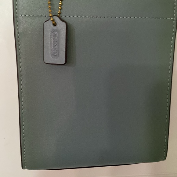 Coach Mini Cashin Tote Leather Handbag - Picture 6 of 8